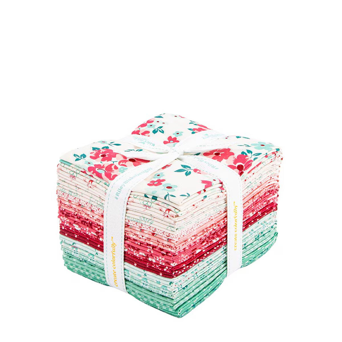 Berry and Sage Quilt Fabric by Lori Holt - 21 piece Warm Fat Quarter Bundle - FQ-17380-21