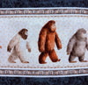 Bigfoot Quilt Fabric - Bigfoot Border Stripe in Multi - 2600 30992 X