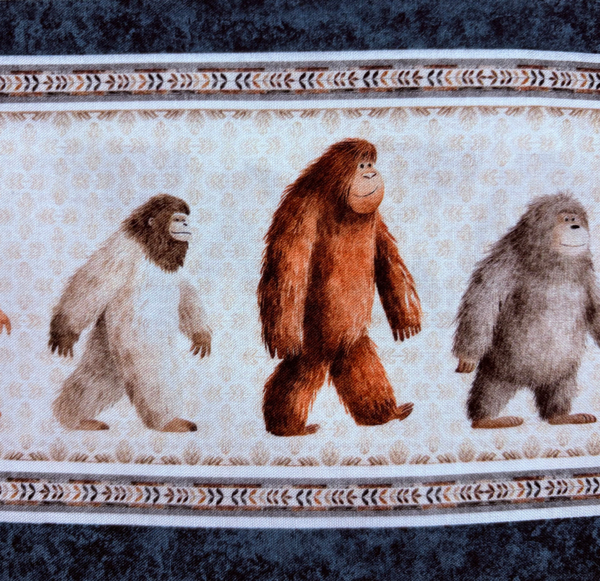 Bigfoot Quilt Fabric - Bigfoot Border Stripe in Multi - 2600 30992 X