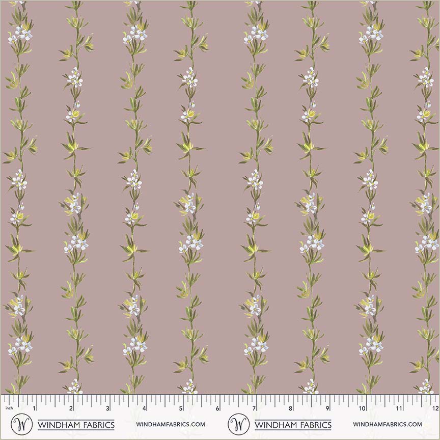 Bloomfield Quilt Fabric - Climbing Vines in Lavender Purple - 54876D-13