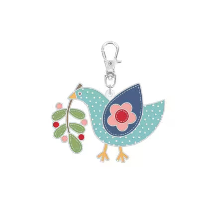 Bluebird Enamel Charm - ST-43606