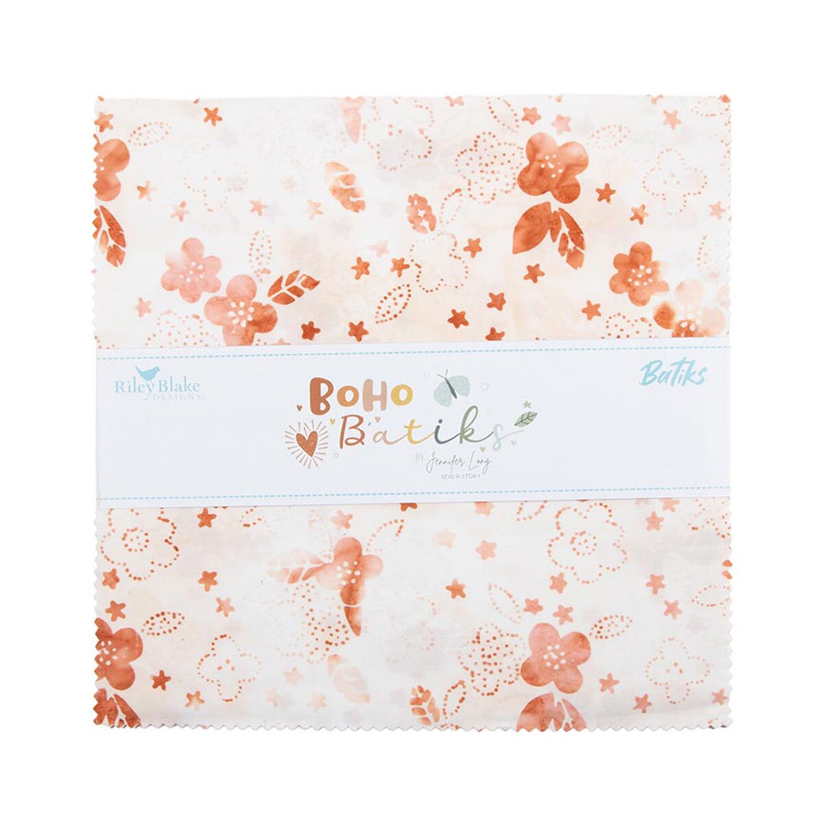 Boho Expressions Batik Quilt Fabric - 10" Stacker - set of 42 10" squares - 10-BT23777-42