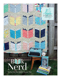 Book Nerd Quilt Pattern by Angela Pingel Designs - APBN105