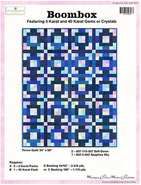 Boombox Quilt Kit - BOOM-KIT