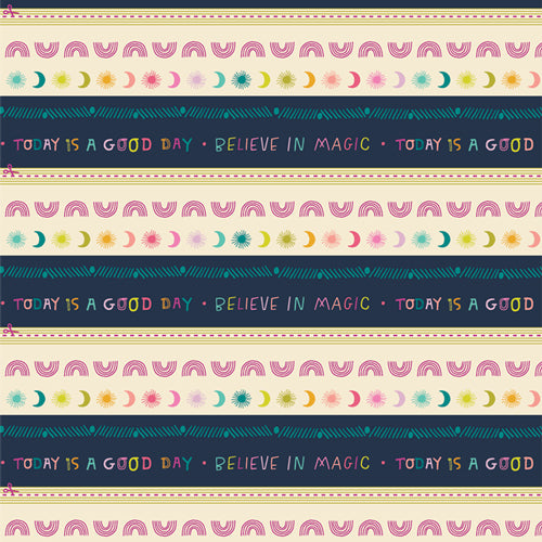 Bound 2.5 Edition Fabric - Good Day Bound from Sunrise Sunset in Cream/Multi  - BINSST85