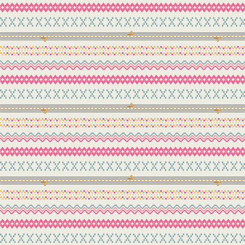 Bound 2.5 Edition Quilt Fabric - Crochet Bound in Multi - BIN25105