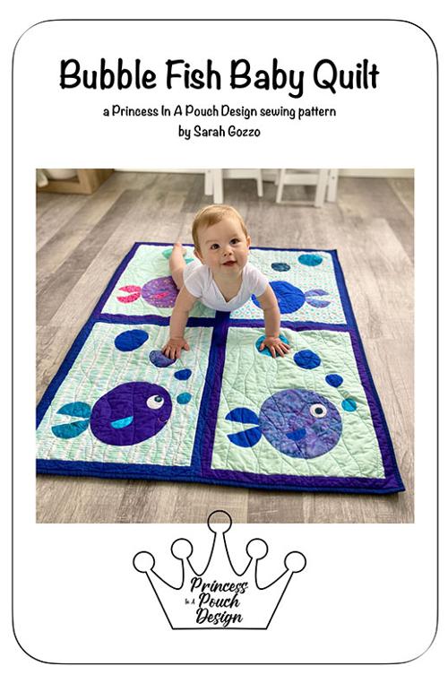 Bubble Fish Baby Quilt Pattern by Villa Rosa Designs - PPD 003