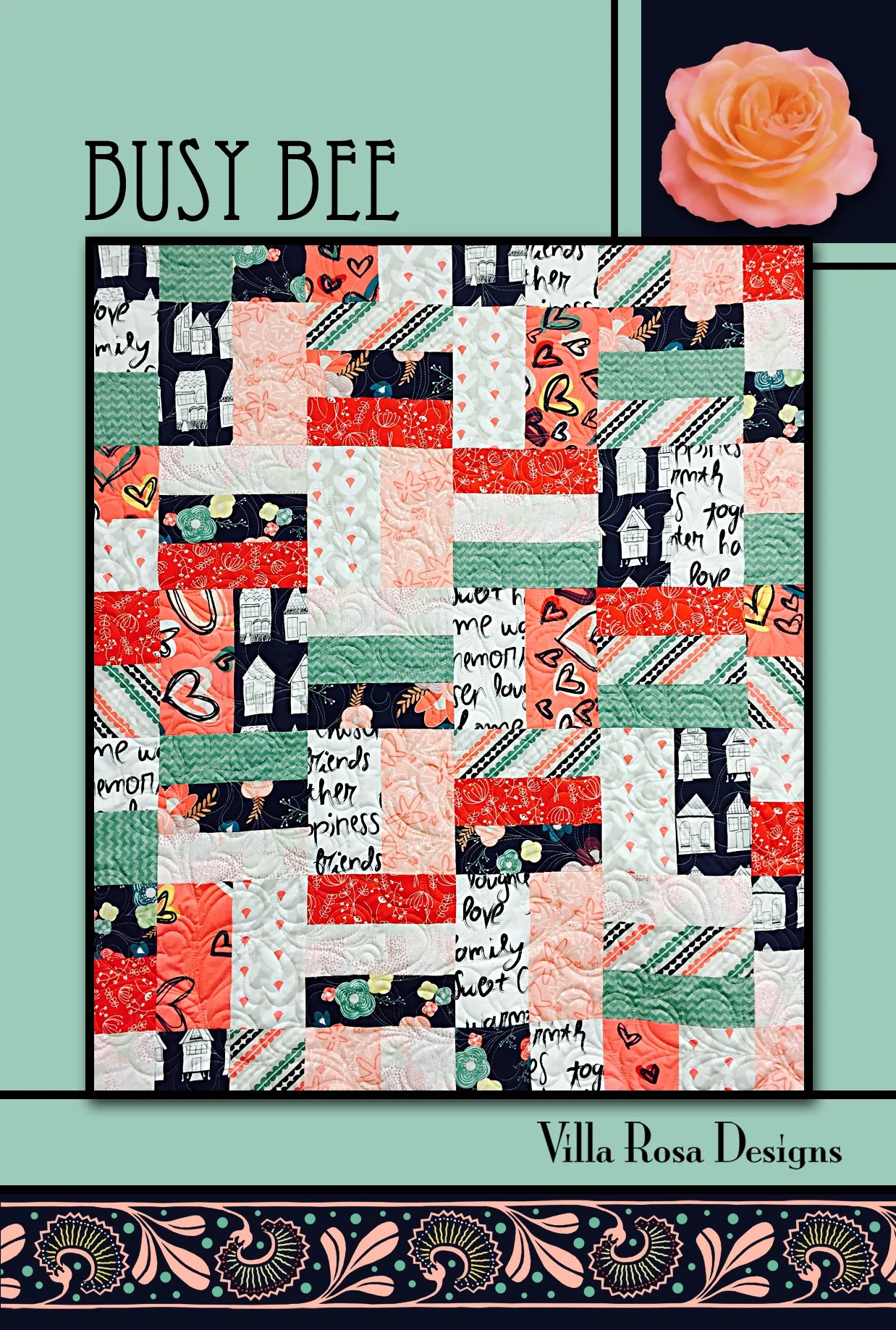 Busy Bee Quilt Pattern by Villa Rosa Designs