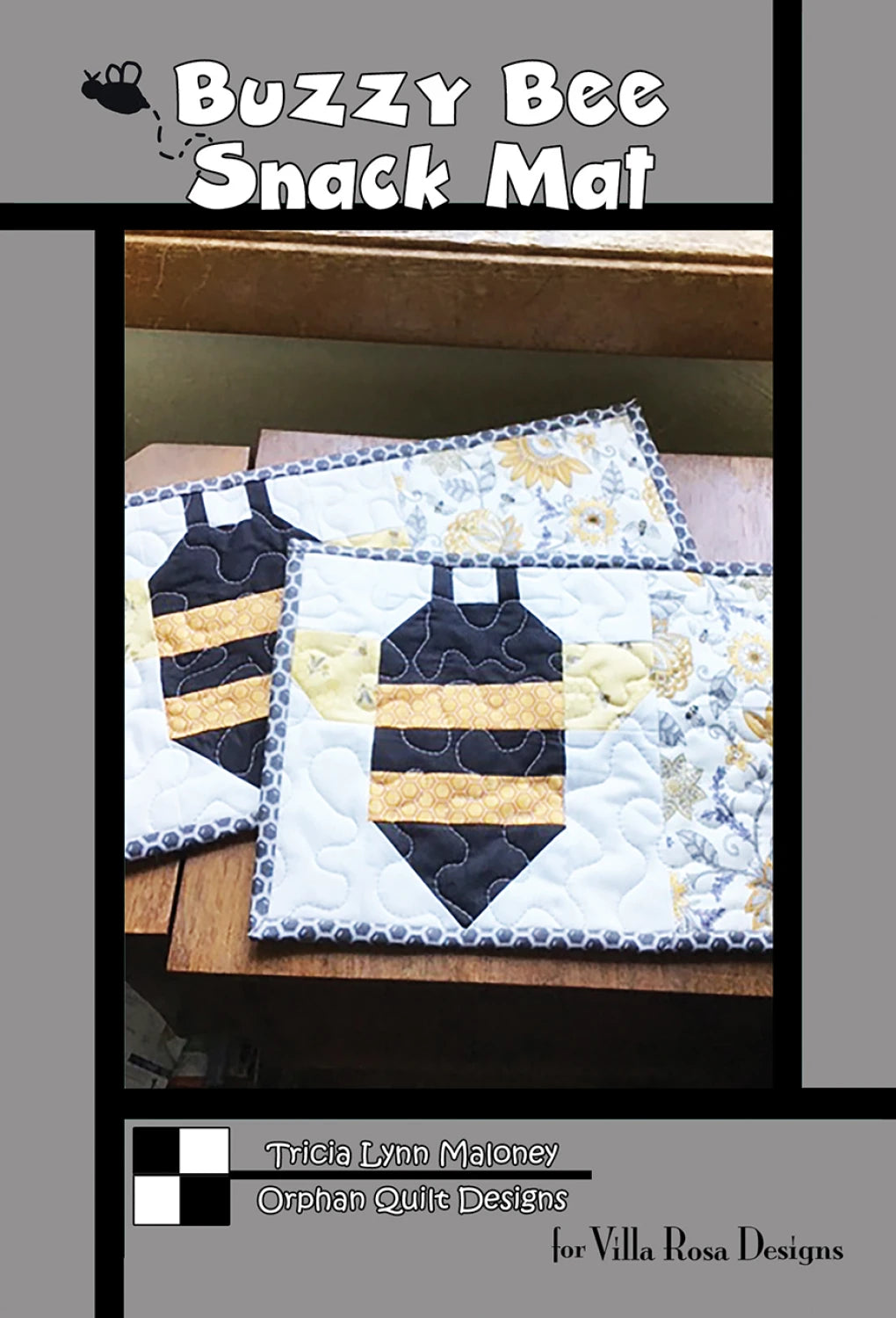 Buzzy Bee Snack Mat/Quilt Pattern by Villa Rosa Designs - VRDOQ094
