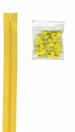 By Annie Bag Hardware - Zippers by the Yard, 4 yards, - ATOM RED - ZIPYD-Dandelion