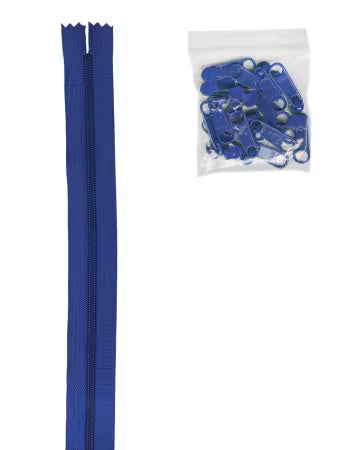 By Annie Bag Hardware - Zippers by the Yard, 4 yards, - Cobalt Blue - ZIPYD- COBALT BLUE