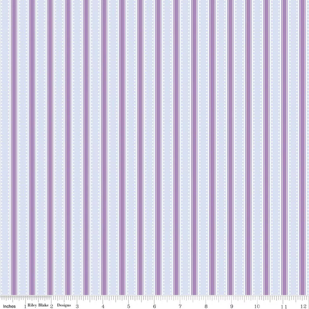 Hydrangeas in the Garden - Stripes in Powder Pearl - CPL16834-POWDER