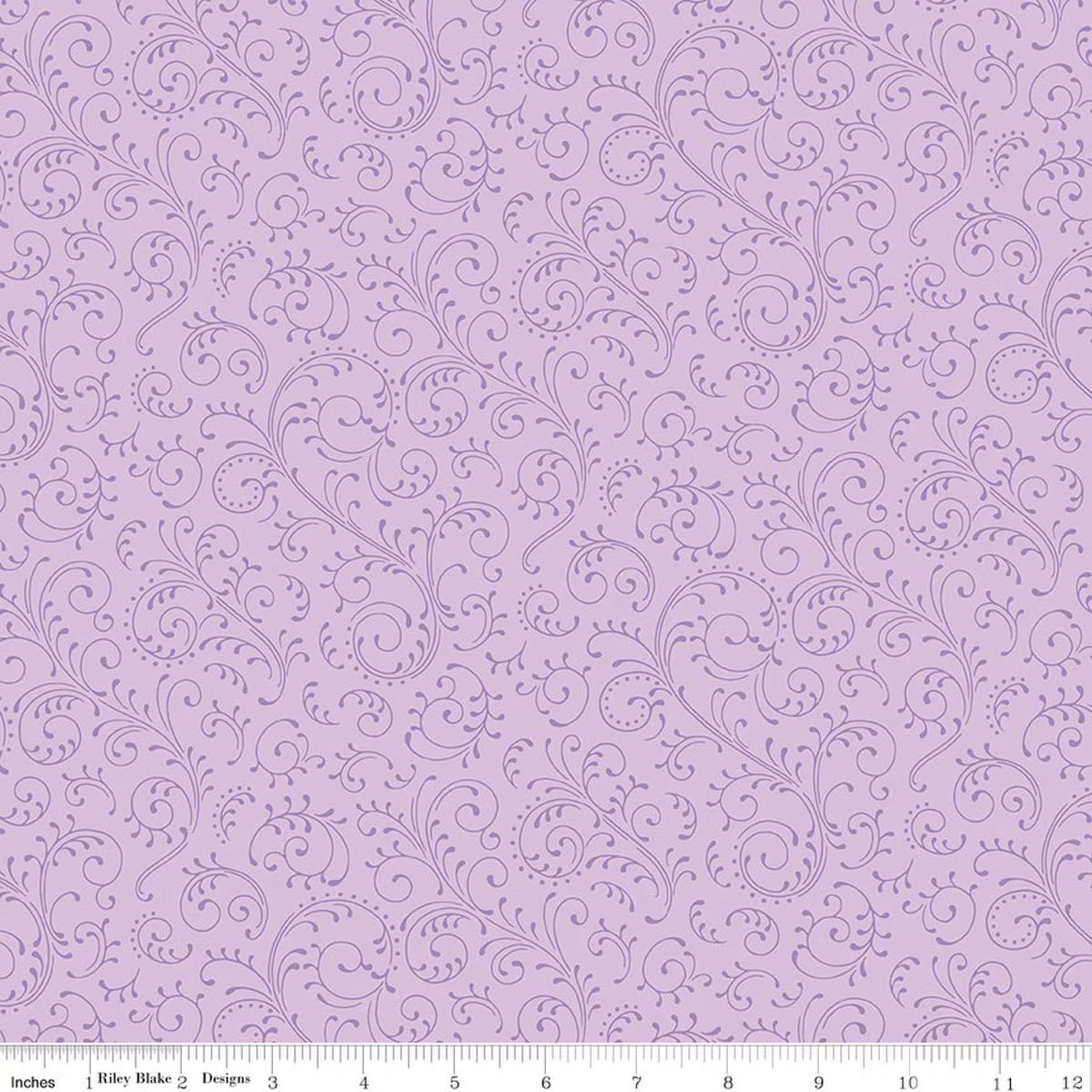 Hydrangeas in the Garden - Scrolls in Lavender Pearl - CPL16836-LAVENDER