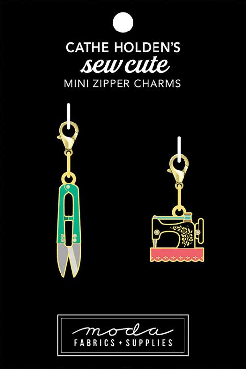 Cathe Holden's Mini Snip Sew Zipper Pulls - 2 Count - CH119