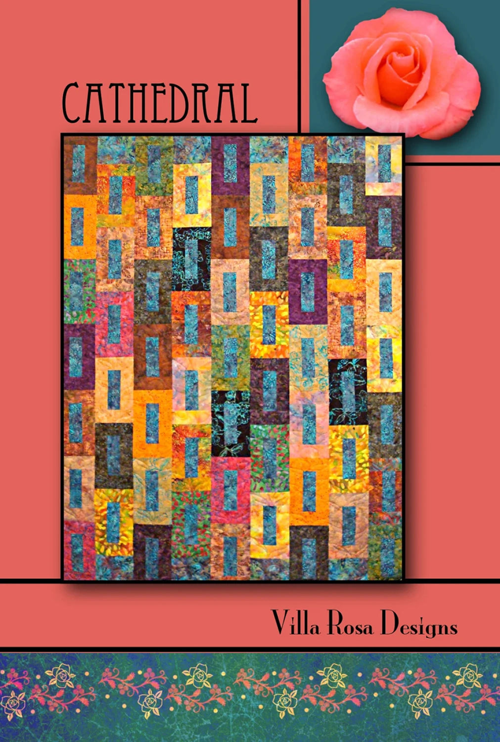 Cathedral Quilt Pattern for Villa Rosa Designs - VRD8482