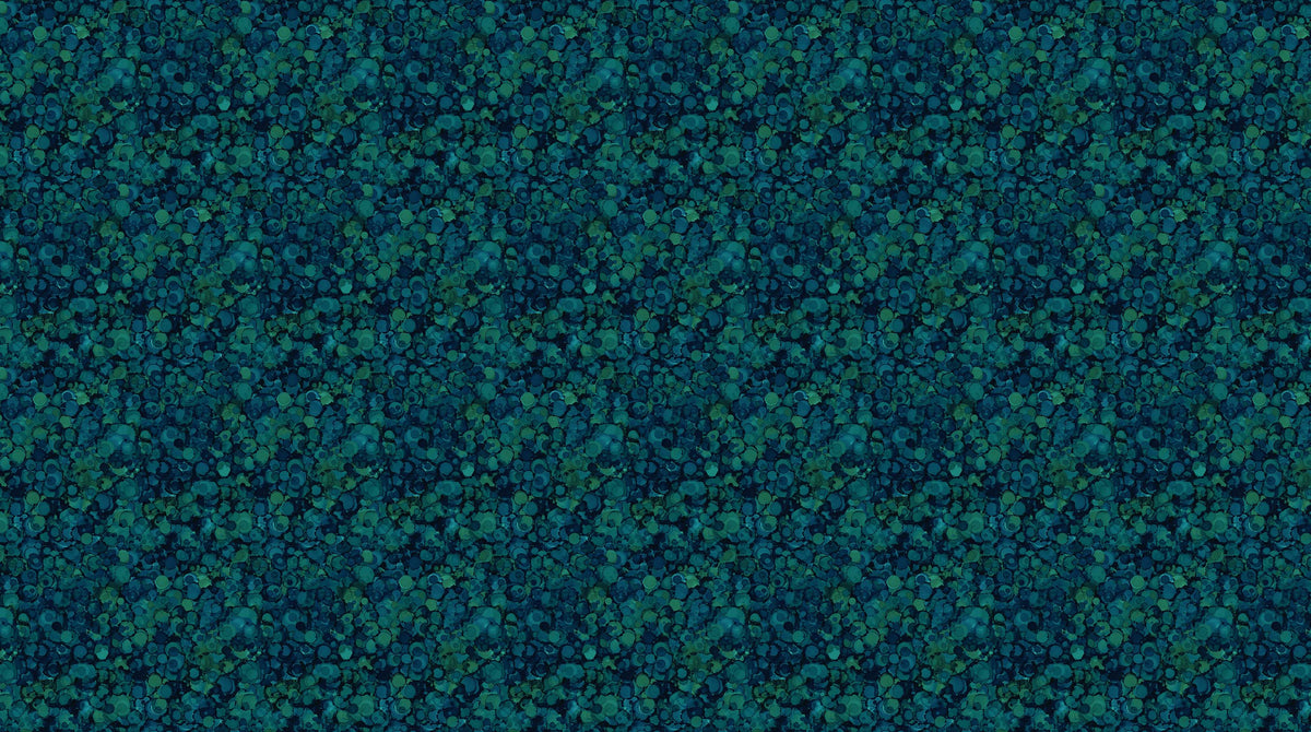 Cedarcrest Falls Quilt Fabric - Bubble Texture in Navy/Teal - DP26912-49