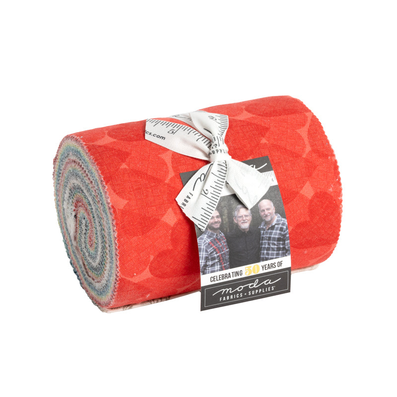 Celebrating 50 Years of Moda Quilt Fabric - Dessert Roll - set of 20 5" x WOF Strips - 33800DR