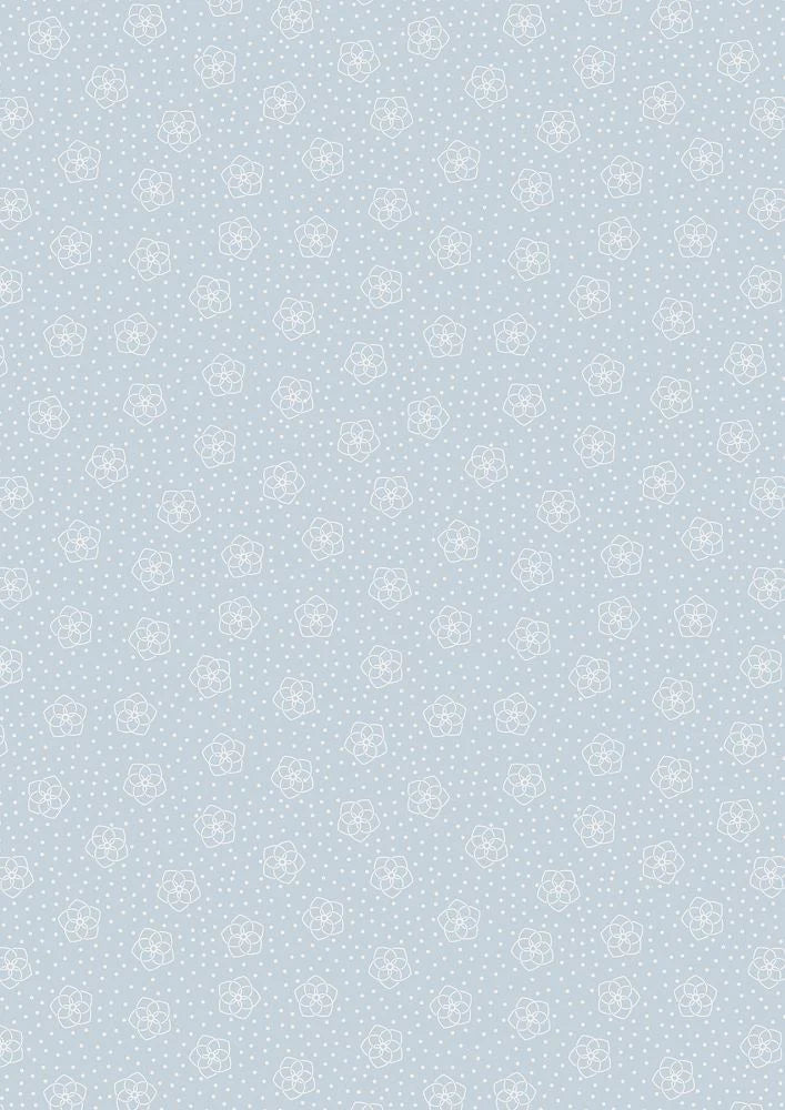 Celtic Faeries Quilt Fabric - Celtic Flowers on Light Blue - A732 2