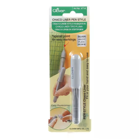 Chaco Liner Chalk Pen Marker in Silver - 4714CV