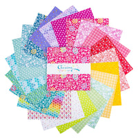 Chasing Rainbows Quilt Fabric - 10" Stacker - set of 42 10" squares - 10-18010-42