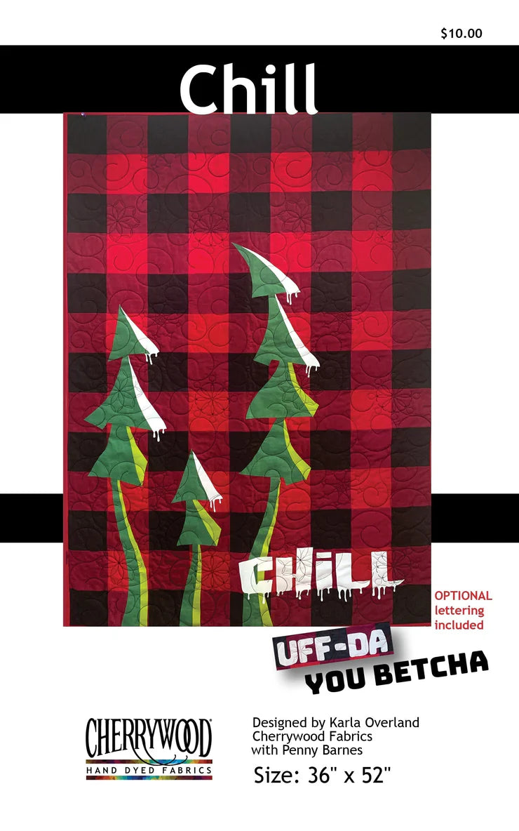 Cherrywood Hand Dyed Fabrics - Chill Quilt Kit