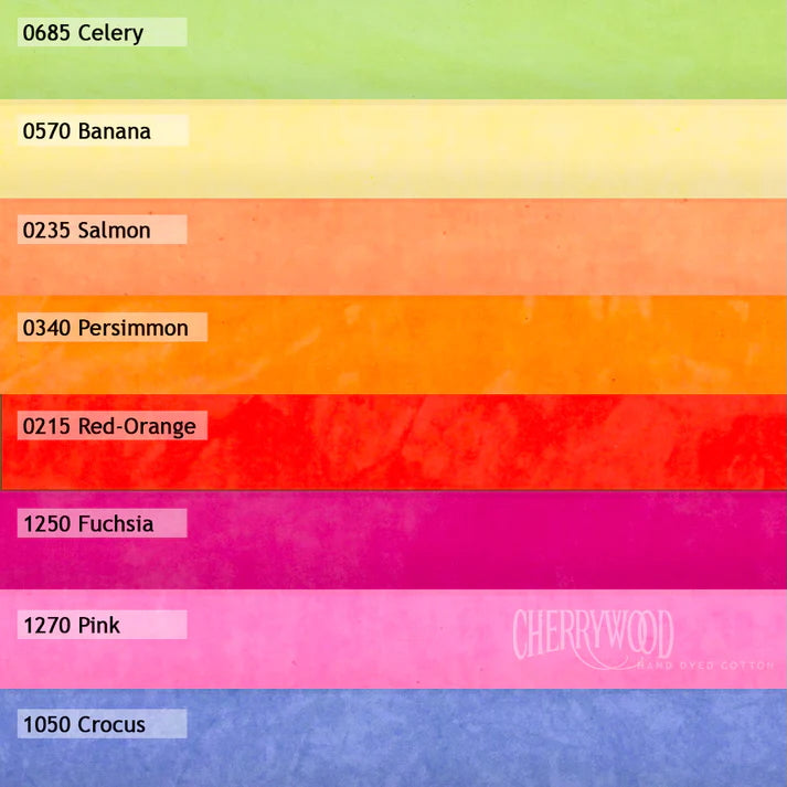 Cherrywood Hand Dyed Fabrics - Fantasy 8 Step Fat Quarter Bundle  - 8 pieces