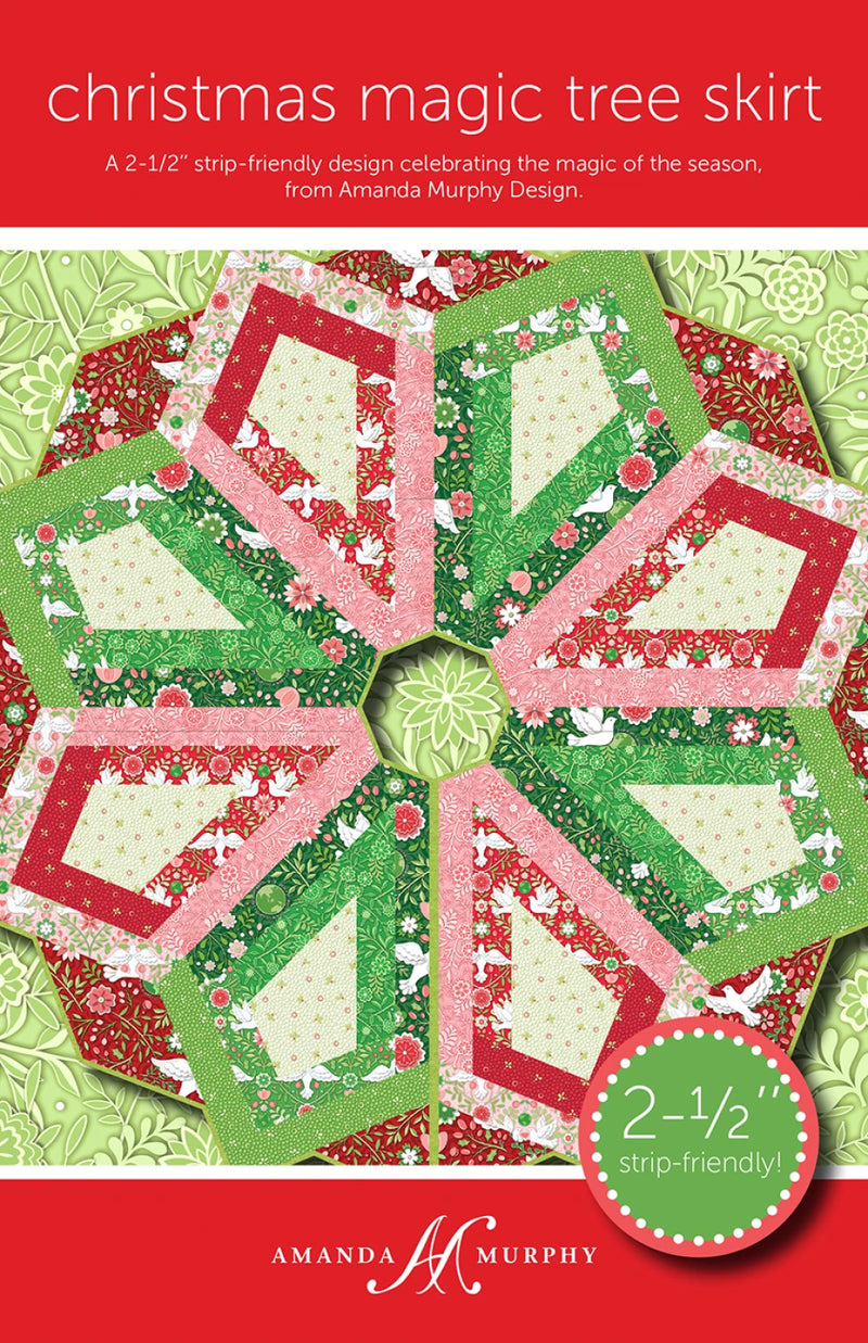 Christmas Magic Tree Skirt Pattern by Amanda Murphy - AMD082