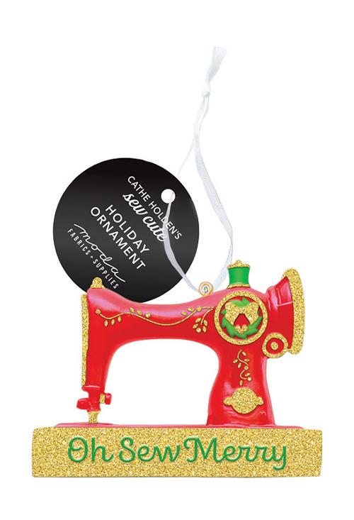 Christmas Sewing Machine Ornament - CH4007