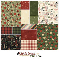Christmas Tales Quilt Fabric - 10" Square Pack - TSQ0547 - set of 42 10" squares