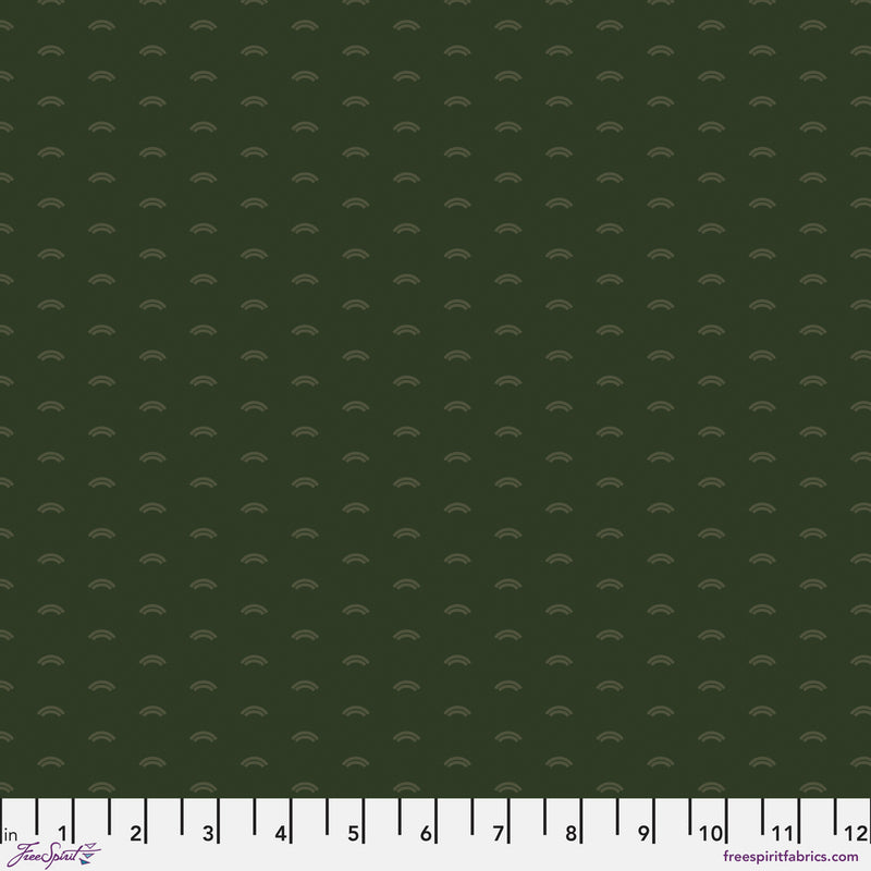 Chromatics Quilt Fabric - Arches in Arugula Green - PWFS058.ARUGULA