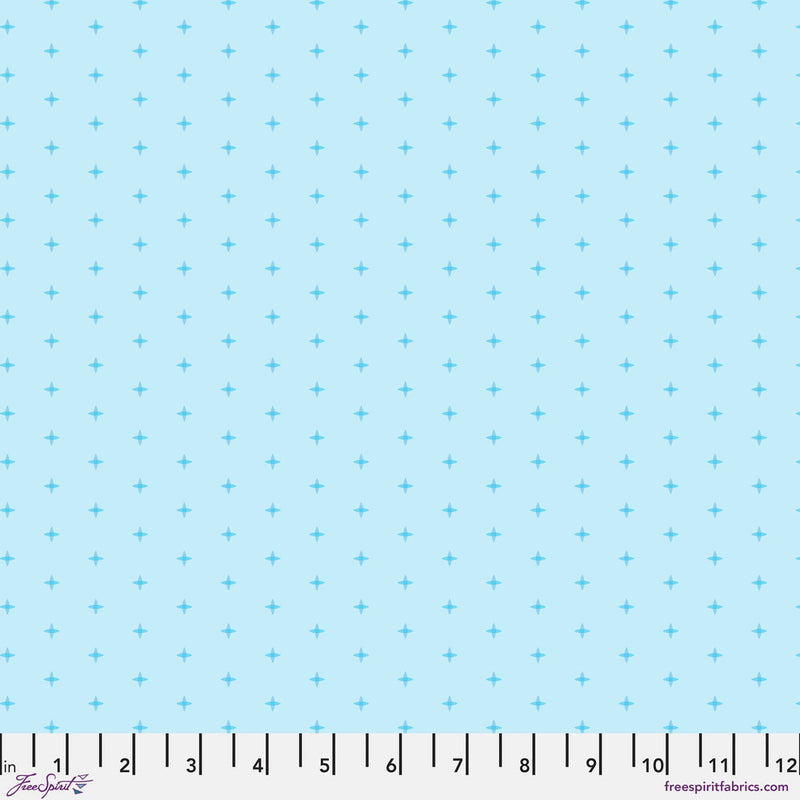 Chromatics Quilt Fabric - Cross Stitch in Sky Blue - PWFS059.SKY