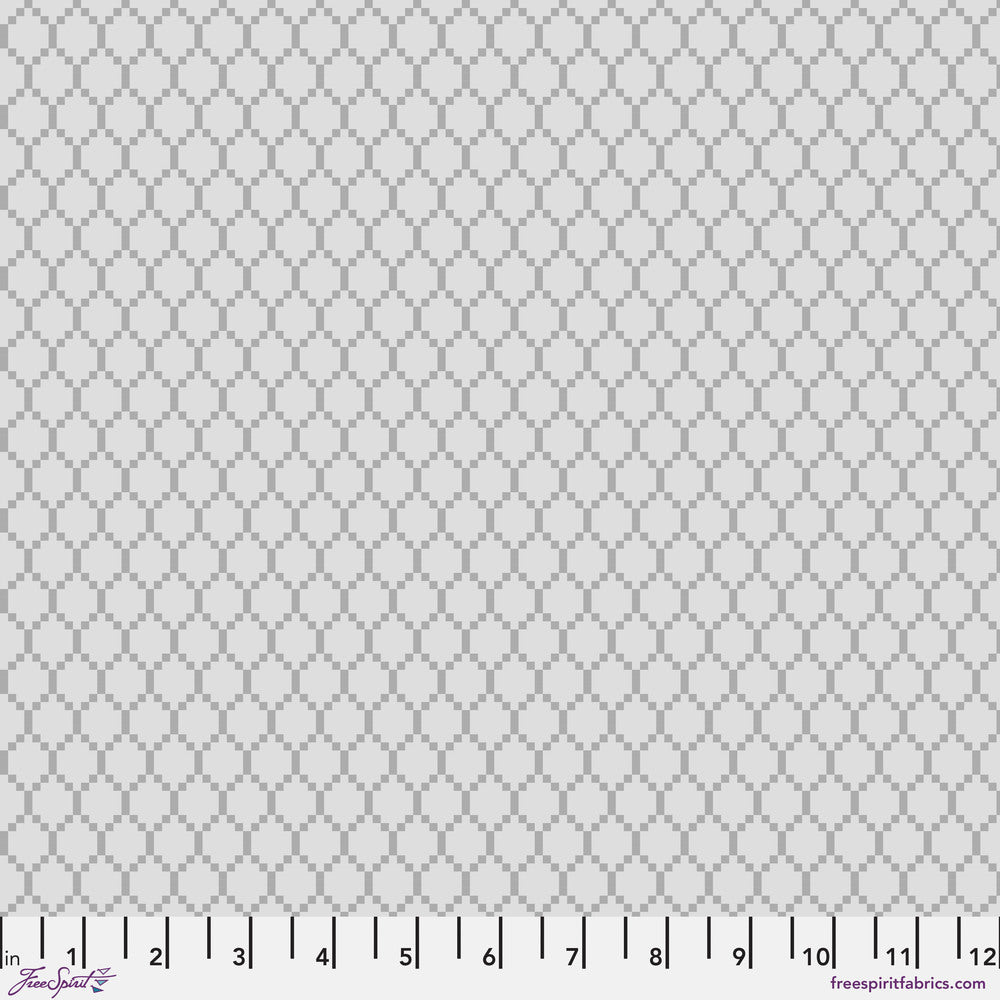 Chromatics Quilt Fabric - Diamonds in Cloud Gray - PWFS057.CLOUD