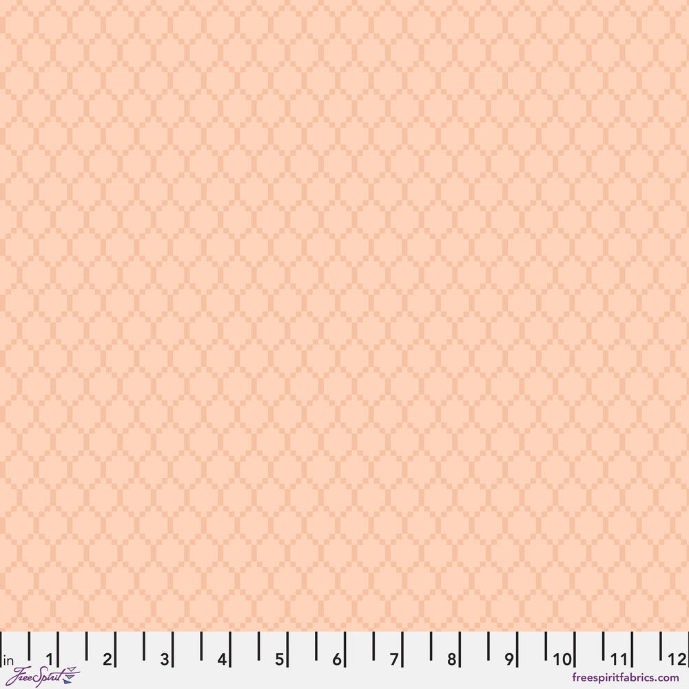 Chromatics Quilt Fabric - Diamonds in Peach Orange - PWFS057.PEACH