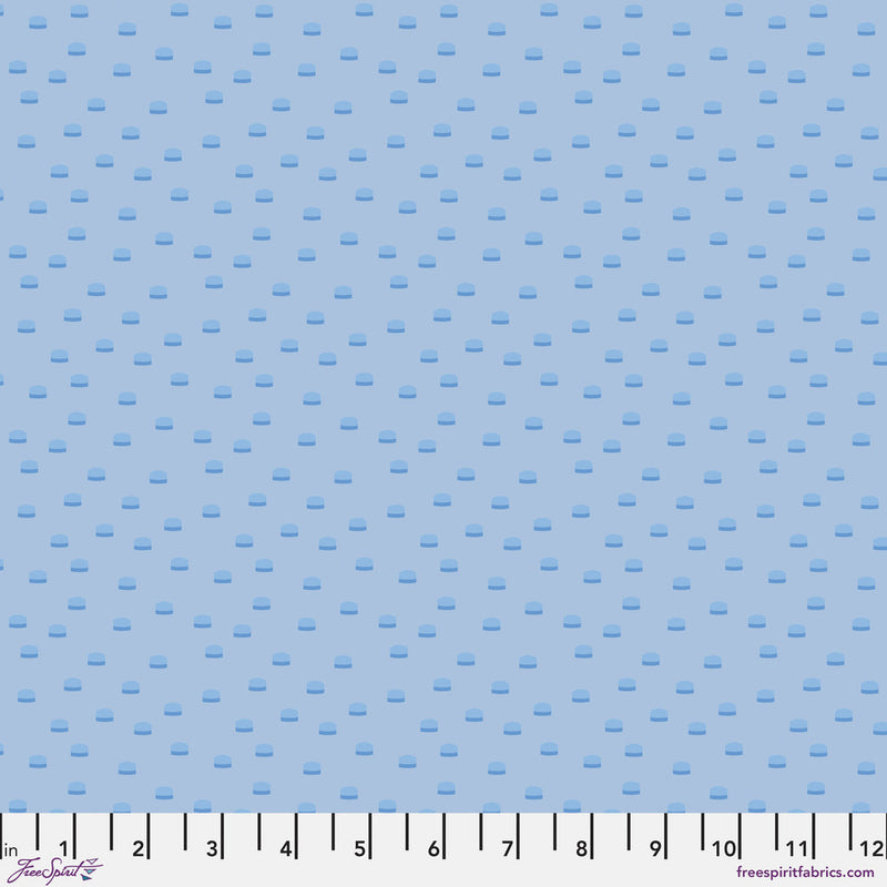 Chromatics Quilt Fabric - Toppers in Blue - PWFS055.BLUE