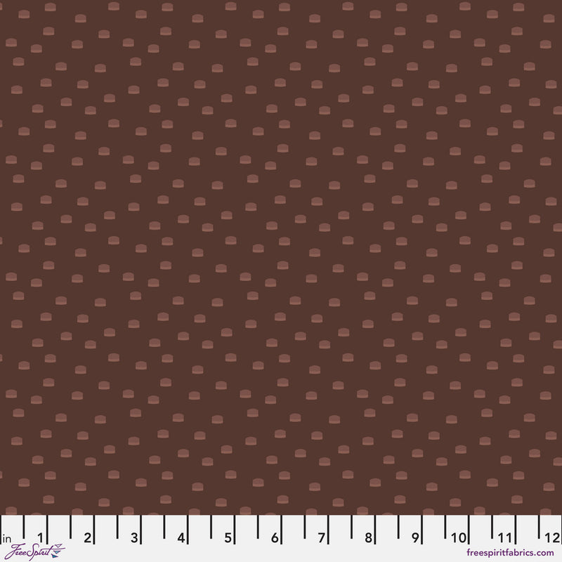 Chromatics Quilt Fabric - Toppers in Brunette Brown - PWFS055.BRUNETTE