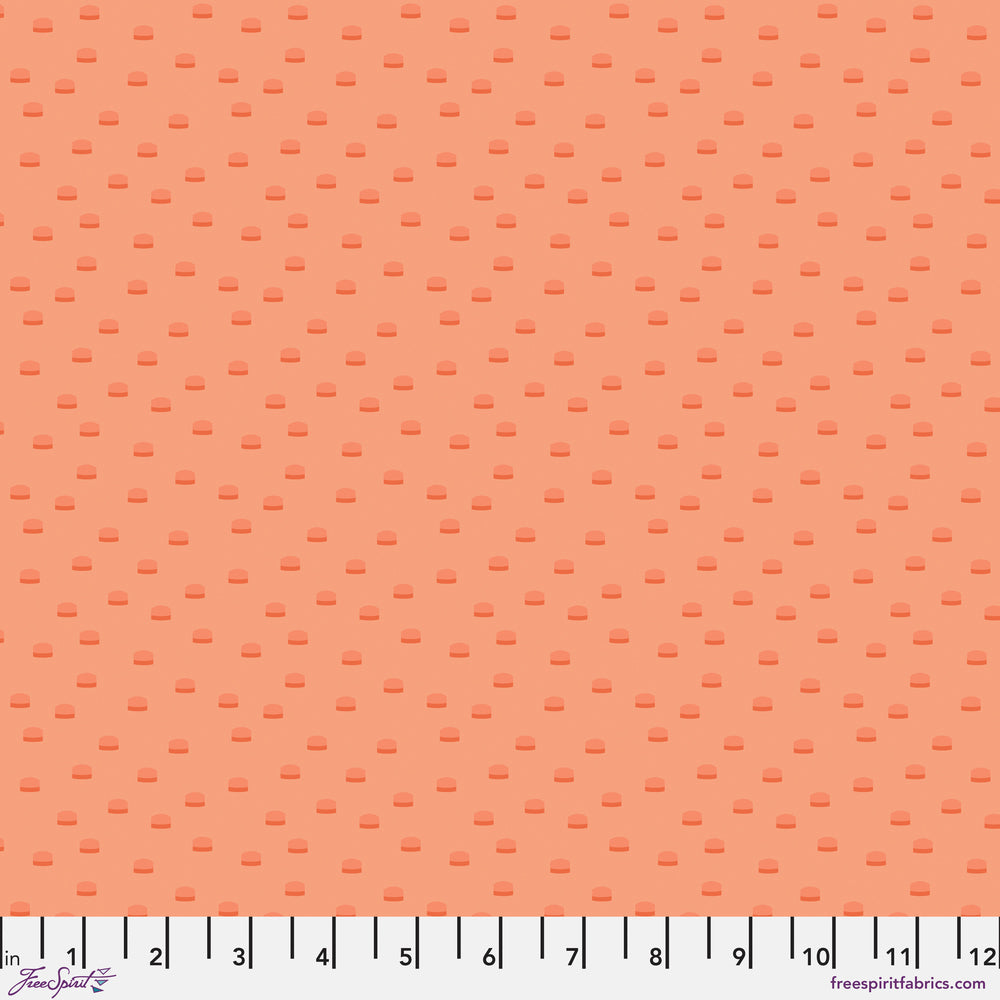 Chromatics Quilt Fabric - Toppers in Sherbet Orange - PWFS055.SHERBET