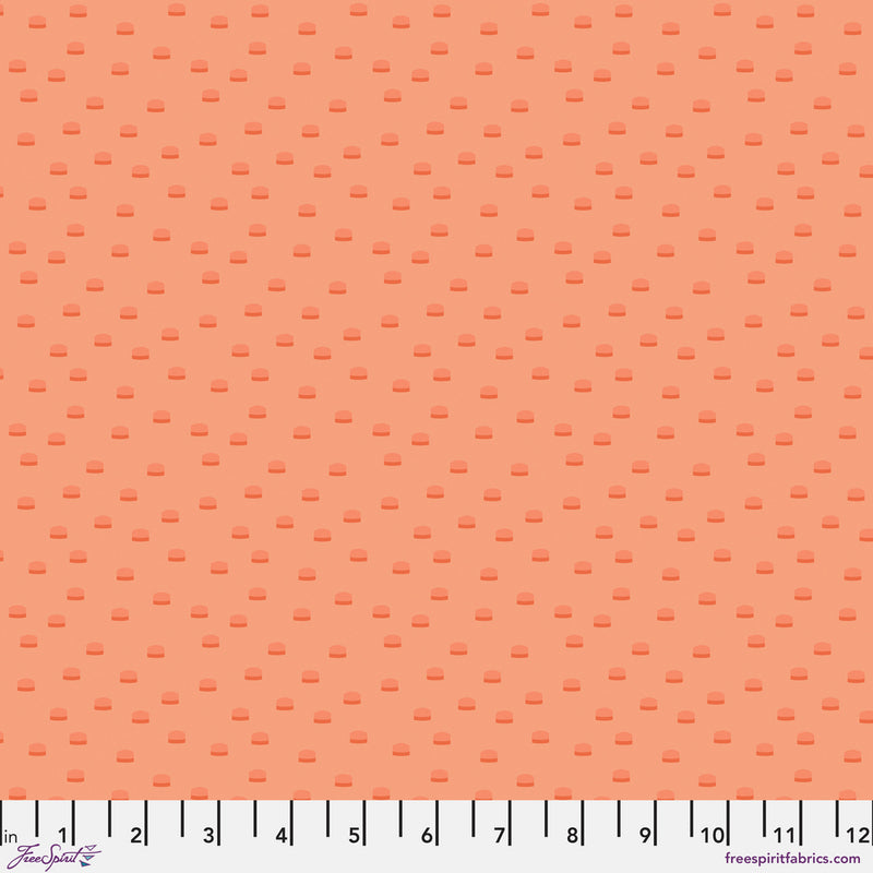 Chromatics Quilt Fabric - Toppers in Sherbet Orange - PWFS055.SHERBET