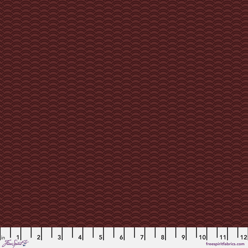 Chromatics Quilt Fabric - Crescent in Garnet Burgundy - PWFS061.GARNET