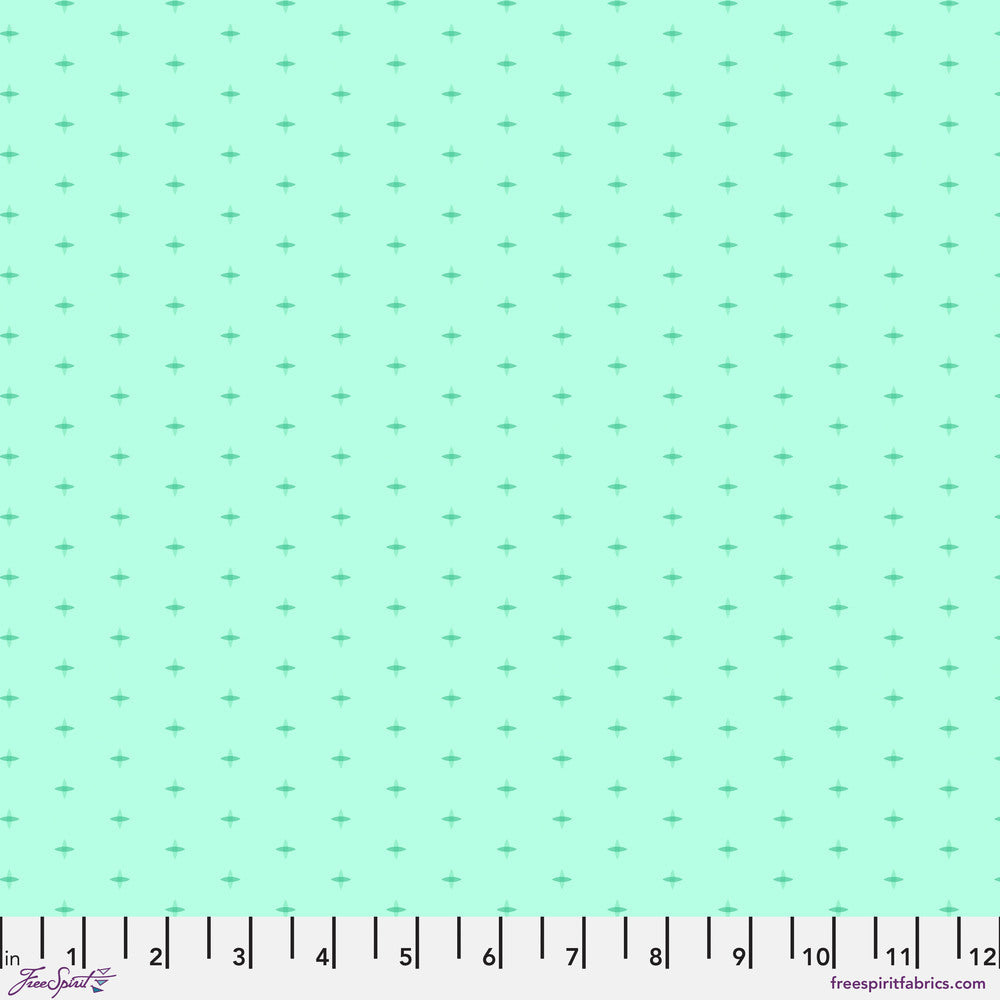 Chromatics Quilt Fabric - Cross Stitch in Seafoam Green - PWFS059.SEAFOAM