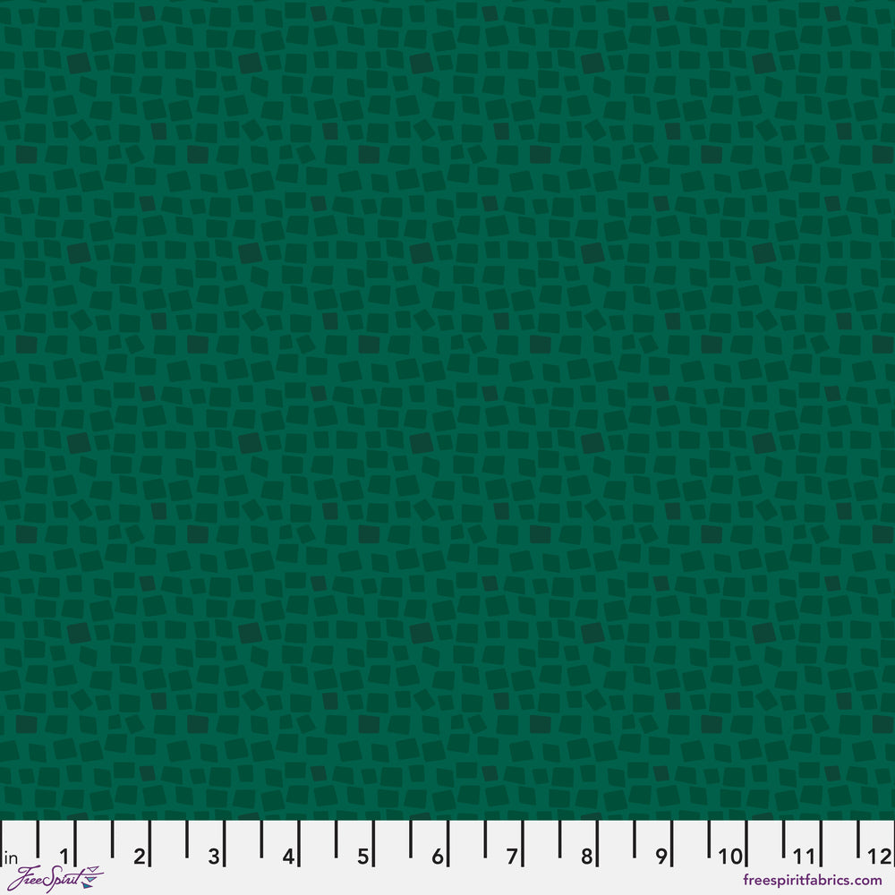 Chromatics Quilt Fabric - Stepping Stones in Pine Green - PWFS060.PINE