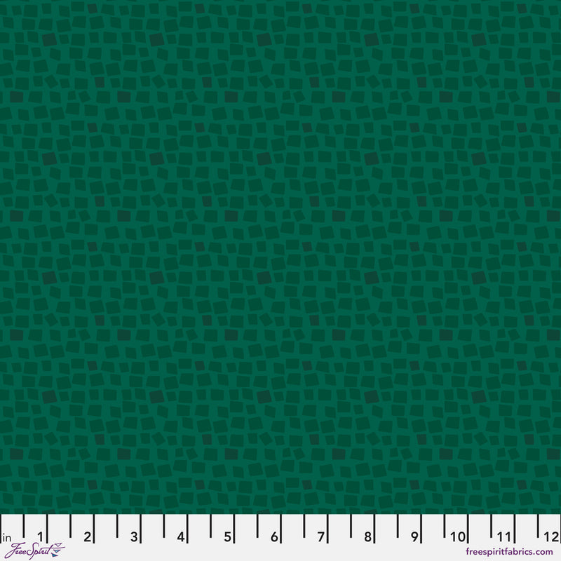 Chromatics Quilt Fabric - Stepping Stones in Pine Green - PWFS060.PINE