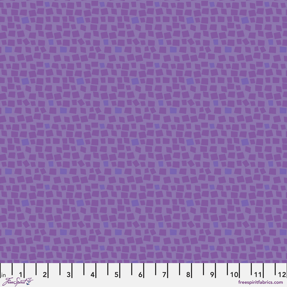 Chromatics Quilt Fabric - Stepping Stones in Violet Purple - PWFS060.PURPLE