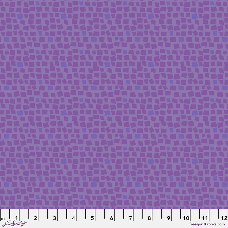 Chromatics Quilt Fabric - Stepping Stones in Violet Purple - PWFS060.PURPLE