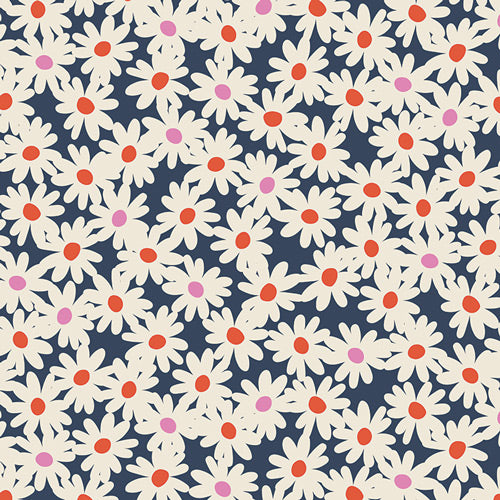 Cinnamon Toast Quilt Fabric - Curb Appeal in Navy Blue - CMT-62909
