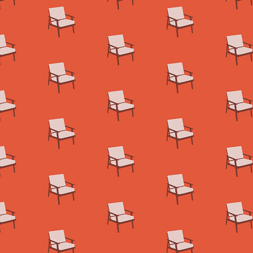 Cinnamon Toast Quilt Fabric - Deck Talks in Orange - CMT-62902