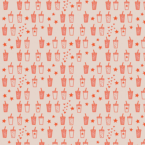Cinnamon Toast Quilt Fabric - Soda Popinski in Light Peach - CMT-62904