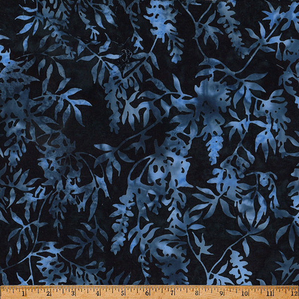 Clear Skies Hoffman Batik Quilt Fabric - Wisteria in Dark Blue - X2649-758 Dark Blue