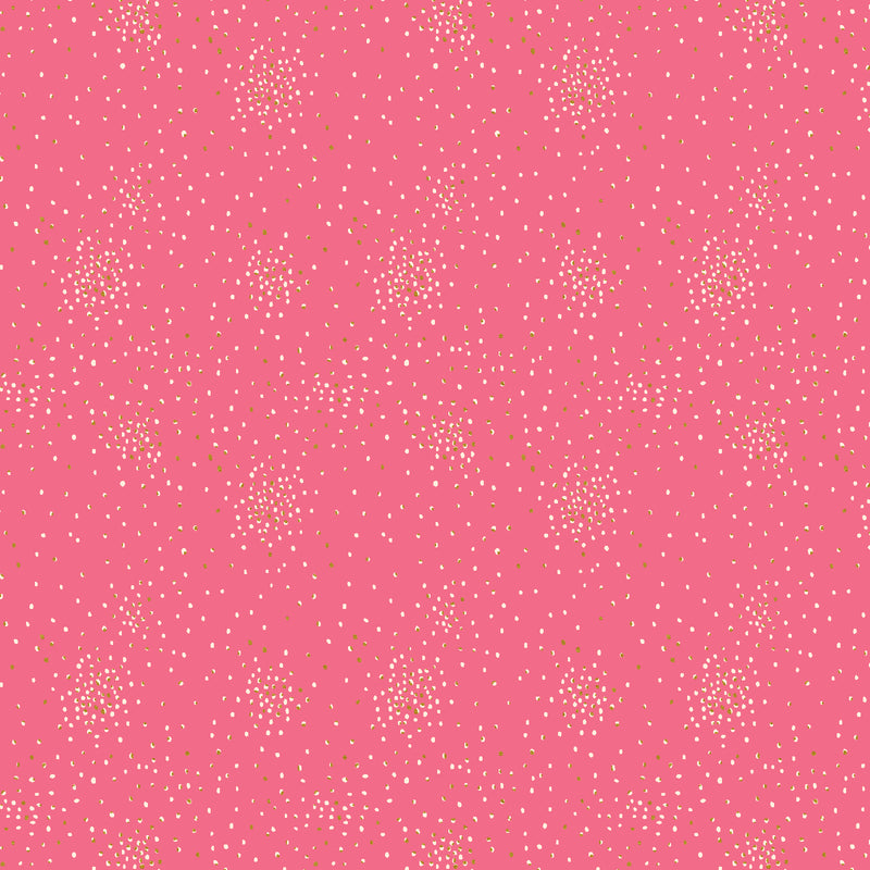 Clusters Cotton+Steel Basics Quilt Fabric - Flush Metallic (Pink) - CS107-FL6M