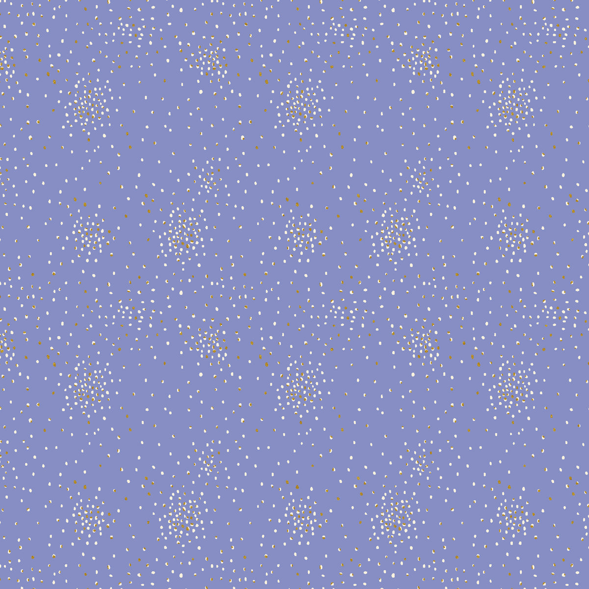 Clusters Cotton+Steel Basics Quilt Fabric - Wisteria Metallic (Purple) - CS107-WI8M