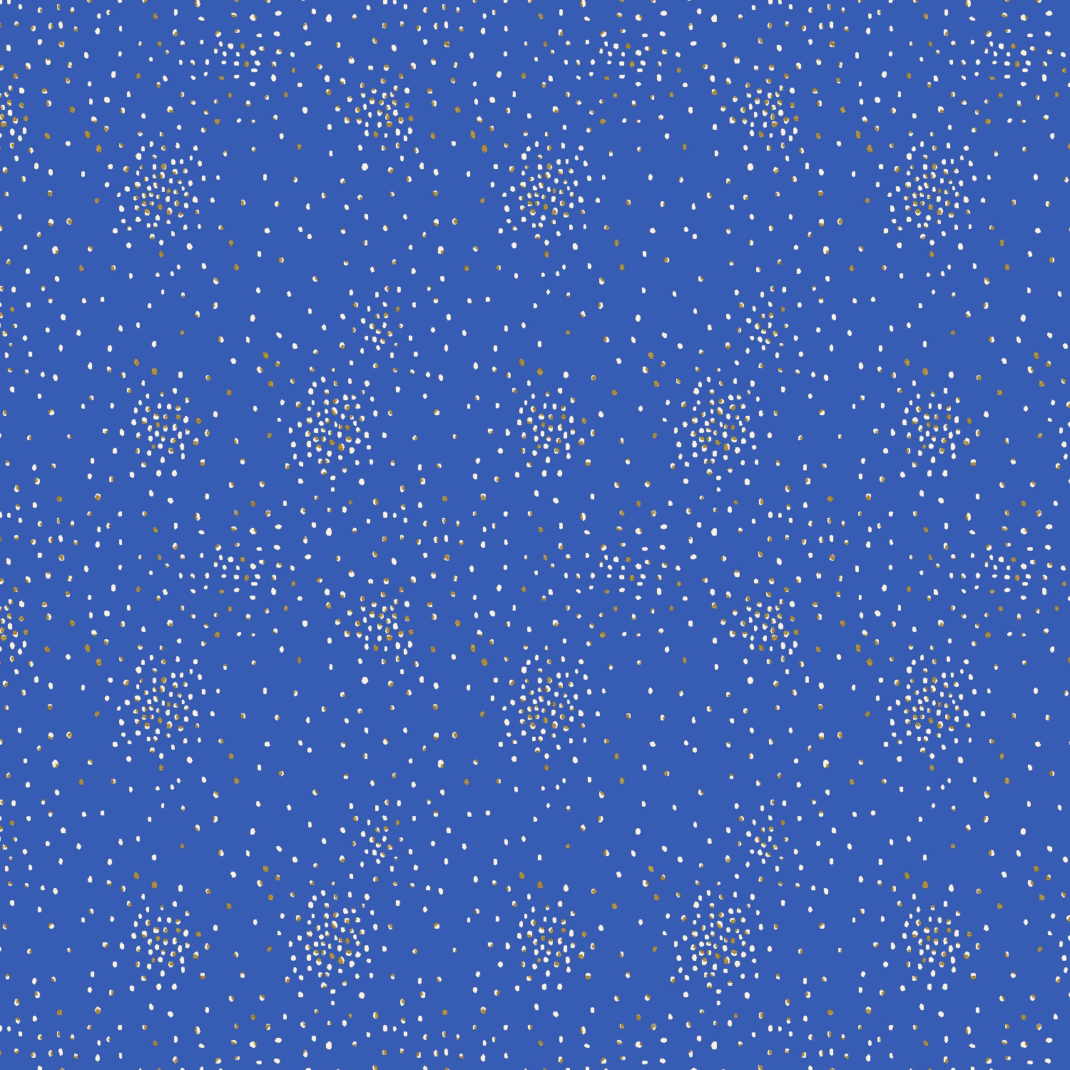 Clusters Quilt Fabric by Cotton+Steel - Deep Ocean Metallic (Blue) - CS107-DO12M